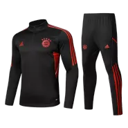 Kid's Bayern Munich Zipper Sweatshirt Kit(Top+Pants) 2022/23 - soccerdealshop