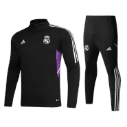 Kid's Real Madrid Zipper Sweatshirt Kit(Top+Pants) 2022/23 - soccerdealshop