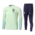 Brazil Zipper Sweatshirt Kit(Top+Pants) 2022 - soccerdealshop