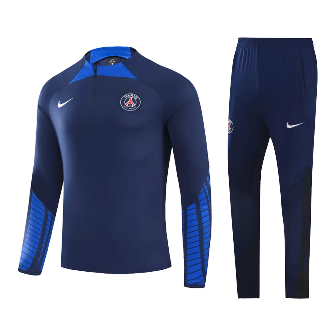 Kid's PSG Zipper Sweatshirt Kit(Top+Pants) 2022/23 - soccerdealshop