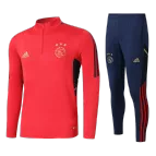 Kid's Ajax Zipper Sweatshirt Kit(Top+Pants) 2022/23 - soccerdealshop