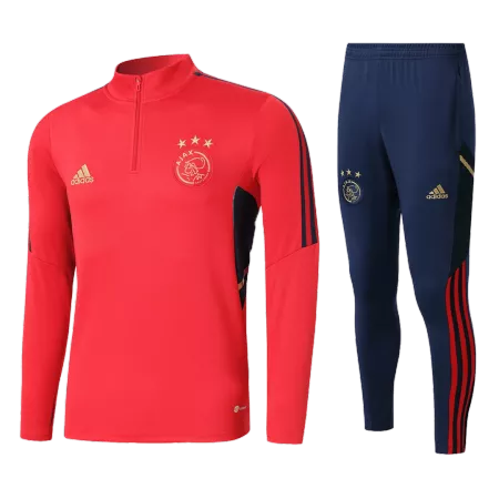 Ajax Zipper Sweatshirt Kit(Top+Pants) 2022/23 - soccerdeal