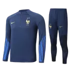 Kid's France Zipper Sweatshirt Kit(Top+Pants) 2022 - soccerdealshop