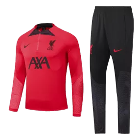Liverpool Zipper Sweatshirt Kit(Top+Pants) 2022/23 - soccerdeal