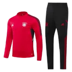 Kid's Bayern Munich Zipper Sweatshirt Kit(Top+Pants) 2022 - soccerdealshop