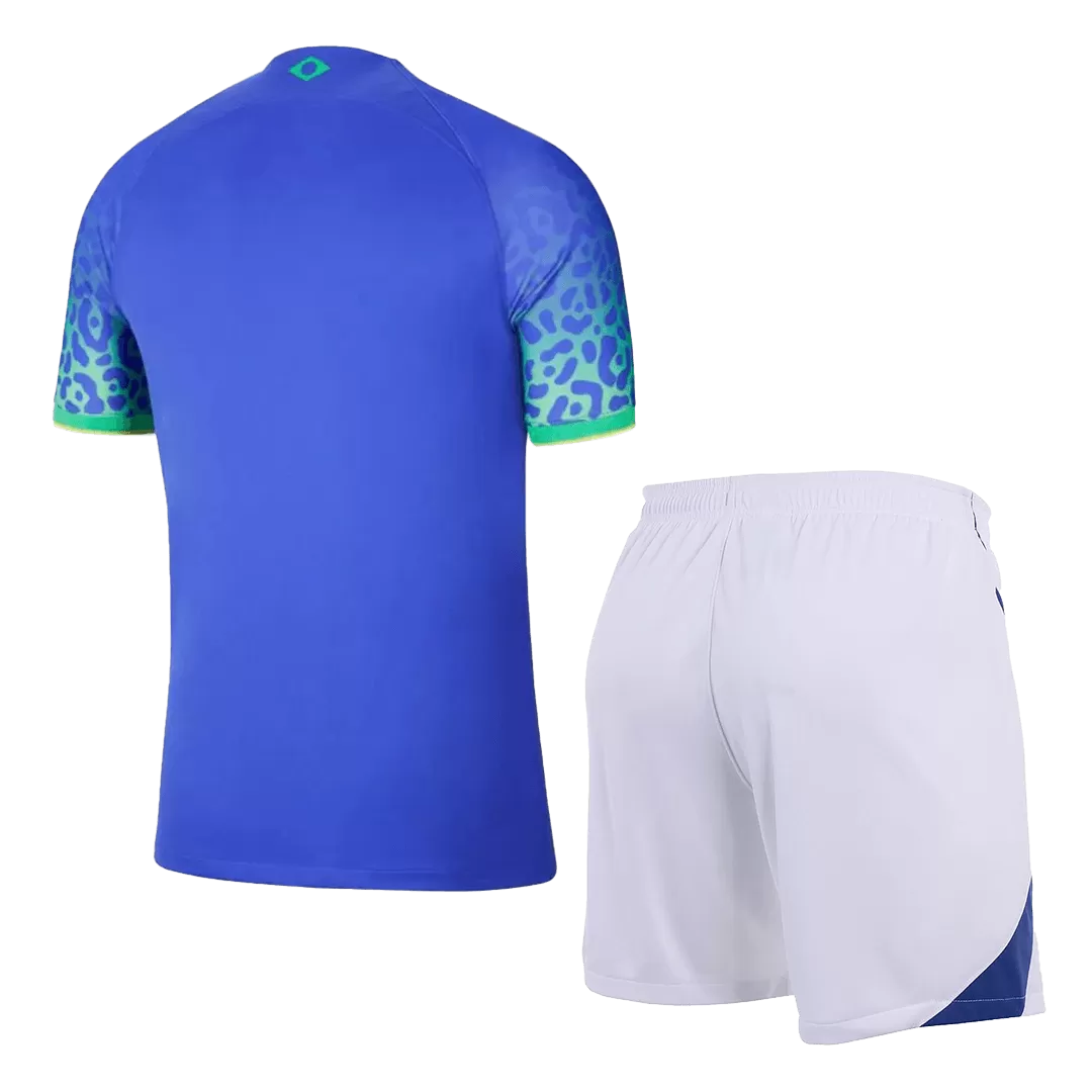 Men's Authentic Nike Brazil Away Jersey 2022