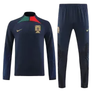 Portugal Zipper Sweatshirt Kit(Top+Pants) 2022 - soccerdealshop