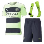 Manchester City Third Away Soccer Jersey Kit(Jersey+Shorts+Socks) 2022/23 - soccerdealshop