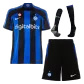 Kid's Inter Milan Home Soccer Jersey Kit(Jersey+Shorts+Socks) 2022/23 - soccerdealshop