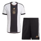 Germany Home Soccer Jersey Kit(Jersey+Shorts) 2022 - soccerdealshop