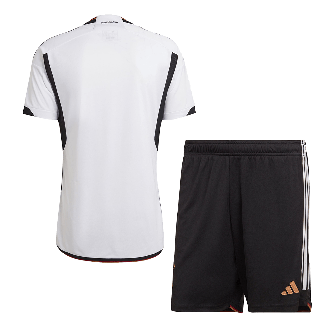 Germany Home Soccer Jersey Kit(Jersey+Shorts) 2022 - soccerdeal