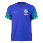 Authentic Brazil Away Soccer Jersey 2022 - soccerdealshop