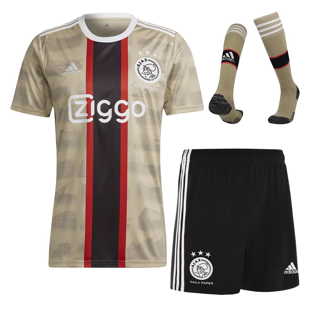 Ajax Third Away Soccer Jersey Kit(Jersey+Shorts+Socks) 2022