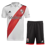 River Plate Home Soccer Jersey Kit(Jersey+Shorts) 2022/23 - soccerdealshop
