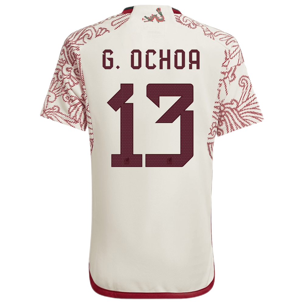 G.OCHOA #13 Mexico Away Soccer Jersey 2022 - soccerdeal