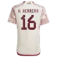 H.HERRERA #16 Mexico Away Soccer Jersey 2022 - soccerdealshop