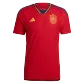 Authentic Spain Home Soccer Jersey 2022 - soccerdealshop