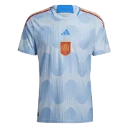 Authentic Spain Away Soccer Jersey 2022 - soccerdealshop