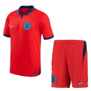 Kid's England Away Soccer Jersey Kit(Jersey+Shorts) 2022 - soccerdealshop