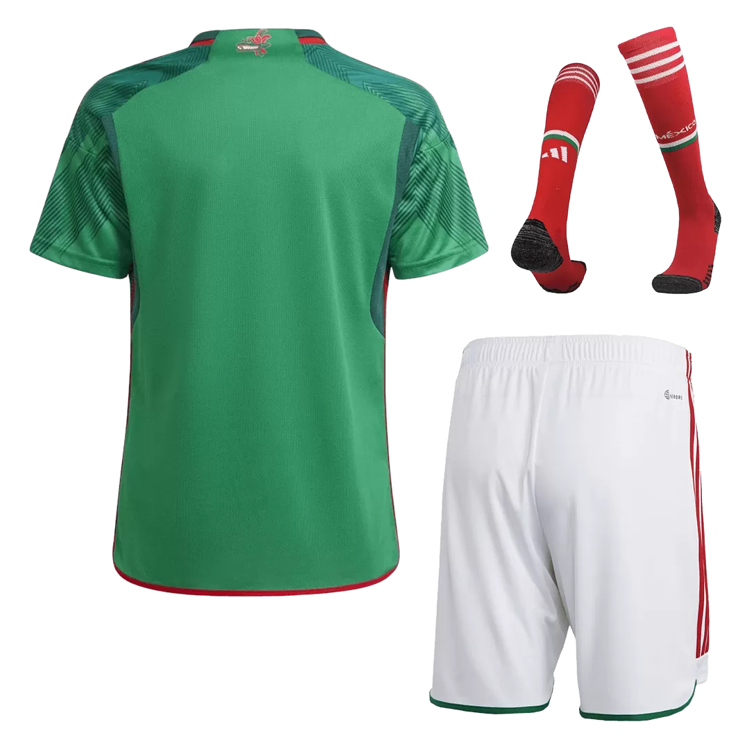 Mexico Kids Jersey Away Kit(Jersey+Shorts) World Cup 2022