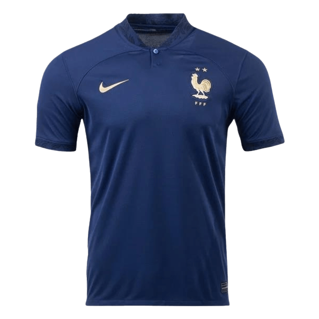 Italiaans vaas Geroosterd France Home Soccer Jersey 2022 - World Cup 2022