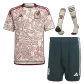 Mexico Away Soccer Jersey Kit(Jersey+Shorts+Socks) 2022 - soccerdealshop