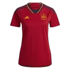 Women's Spain Home Soccer Jersey 2022 - soccerdealshop