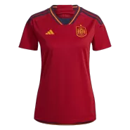 Women's Spain Home Soccer Jersey 2022 - soccerdealshop