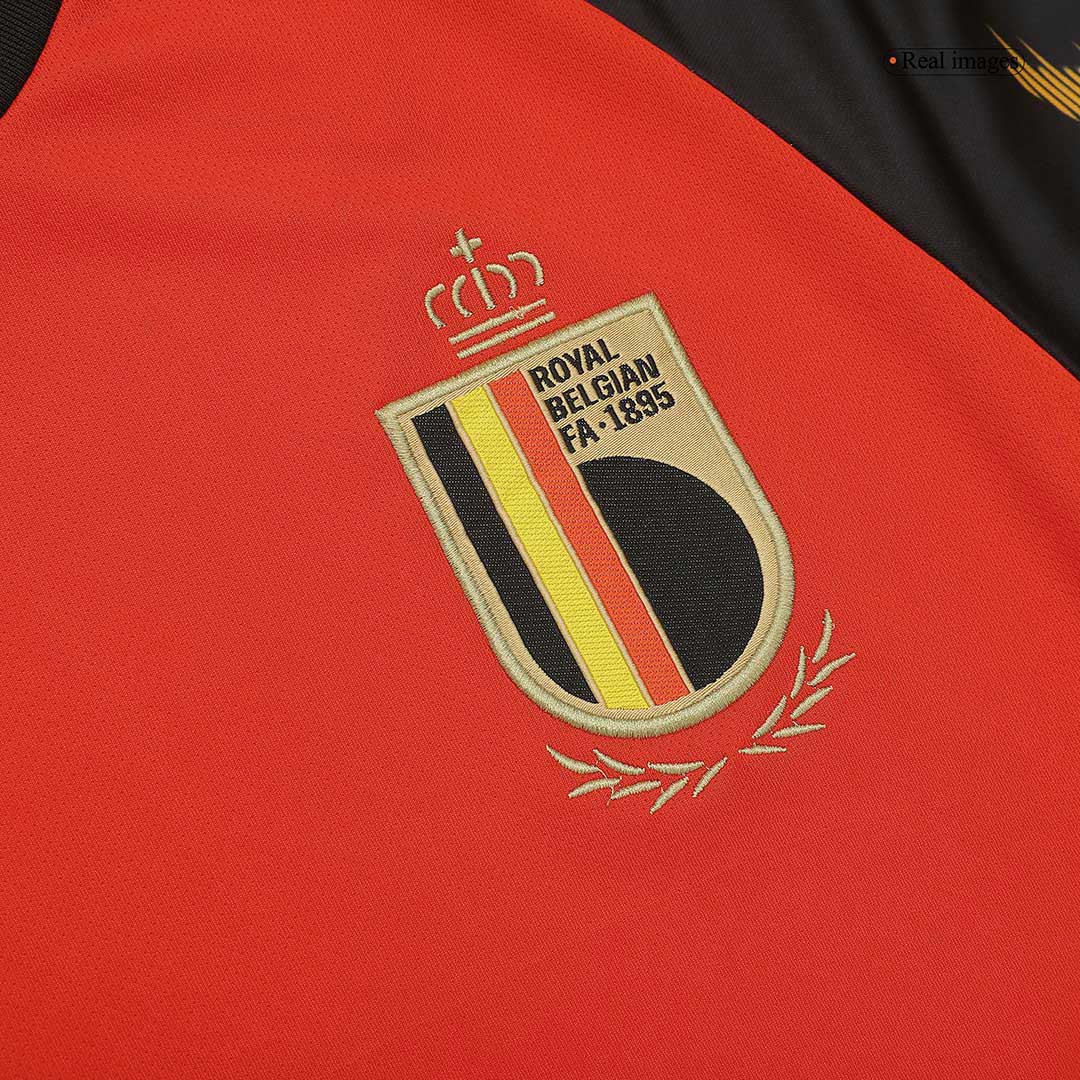 R.LUKAKU #9 Belgium Home Soccer Jersey 2022 - soccerdeal
