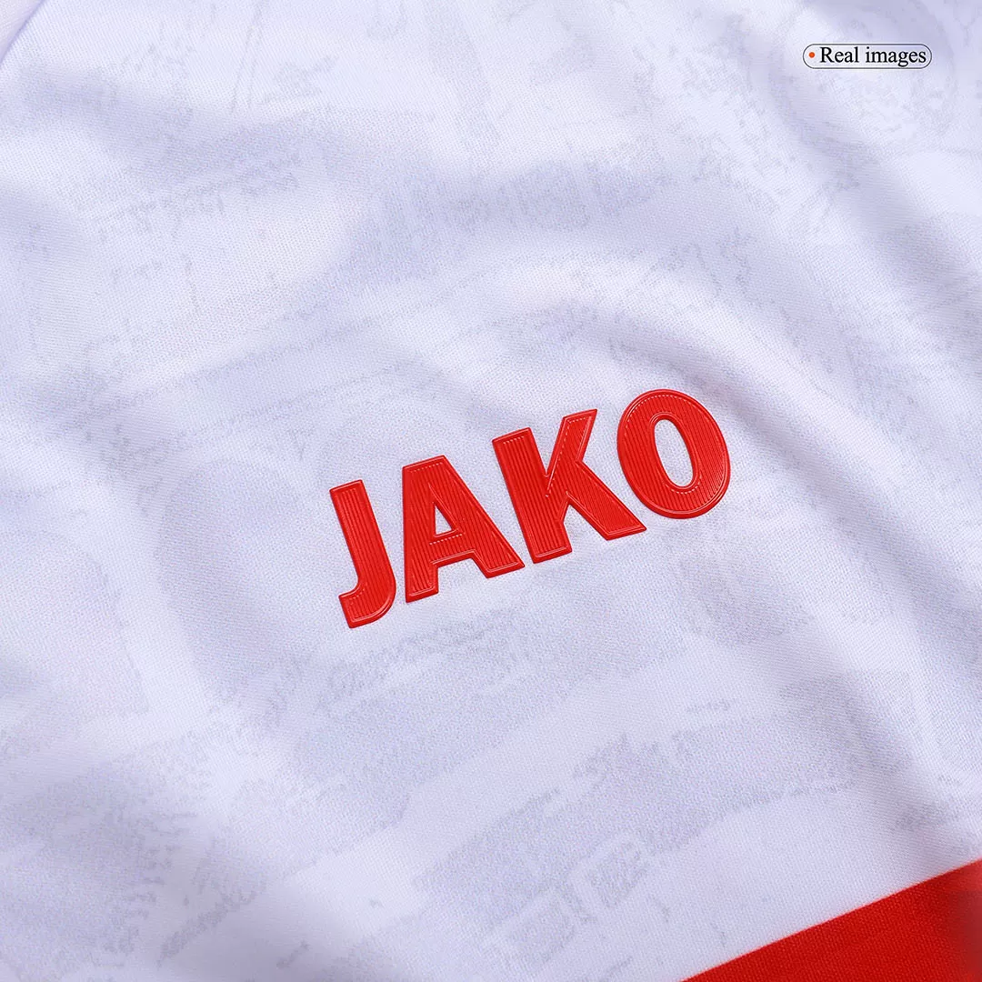 Jako VfB Stuttgart Soccer Jersey Replica Away Red-Black 2022/23