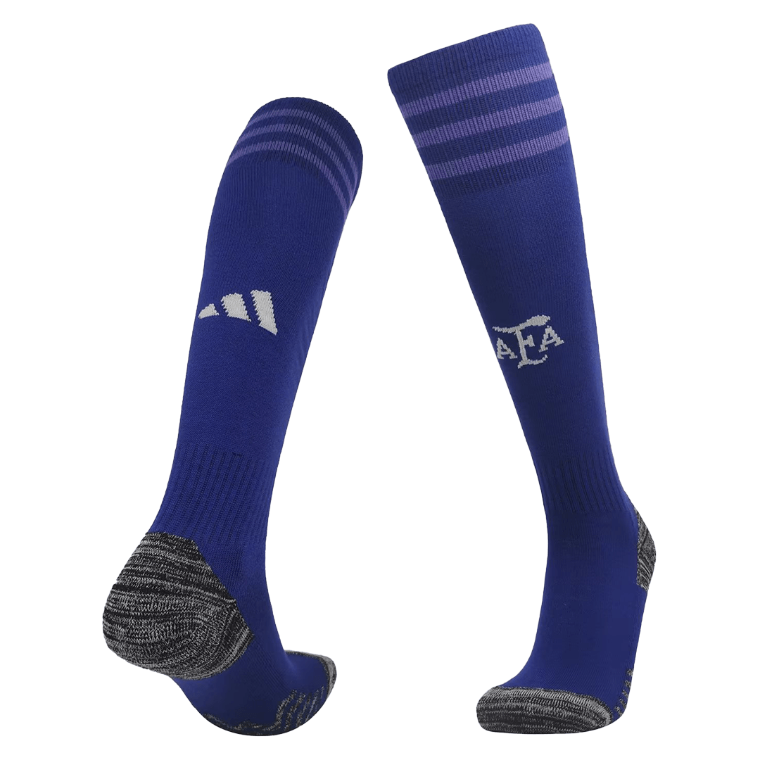 Argentina 3 Stars Away Soccer Jersey Kit(Jersey+Shorts+Socks) 2022 - soccerdeal