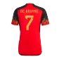 DE BRUYNE #7 Belgium Home Soccer Jersey 2022 - soccerdealshop