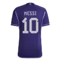 Messi #10 Argentina Away Soccer Jersey 2022 - soccerdealshop
