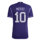 MESSI  #10 Argentina 3 Stars Away Soccer Jersey 2022 - soccerdeal