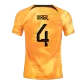 VIRGIL #4 Netherlands Home Soccer Jersey 2022 - soccerdealshop