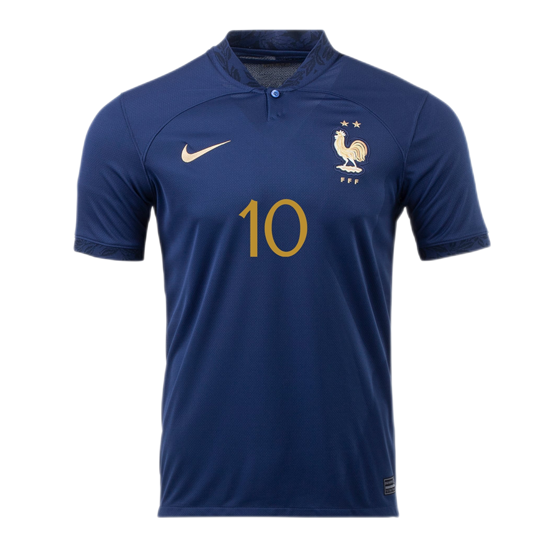 MBAPPE #10 France Home Soccer Jersey 2022 - soccerdeal