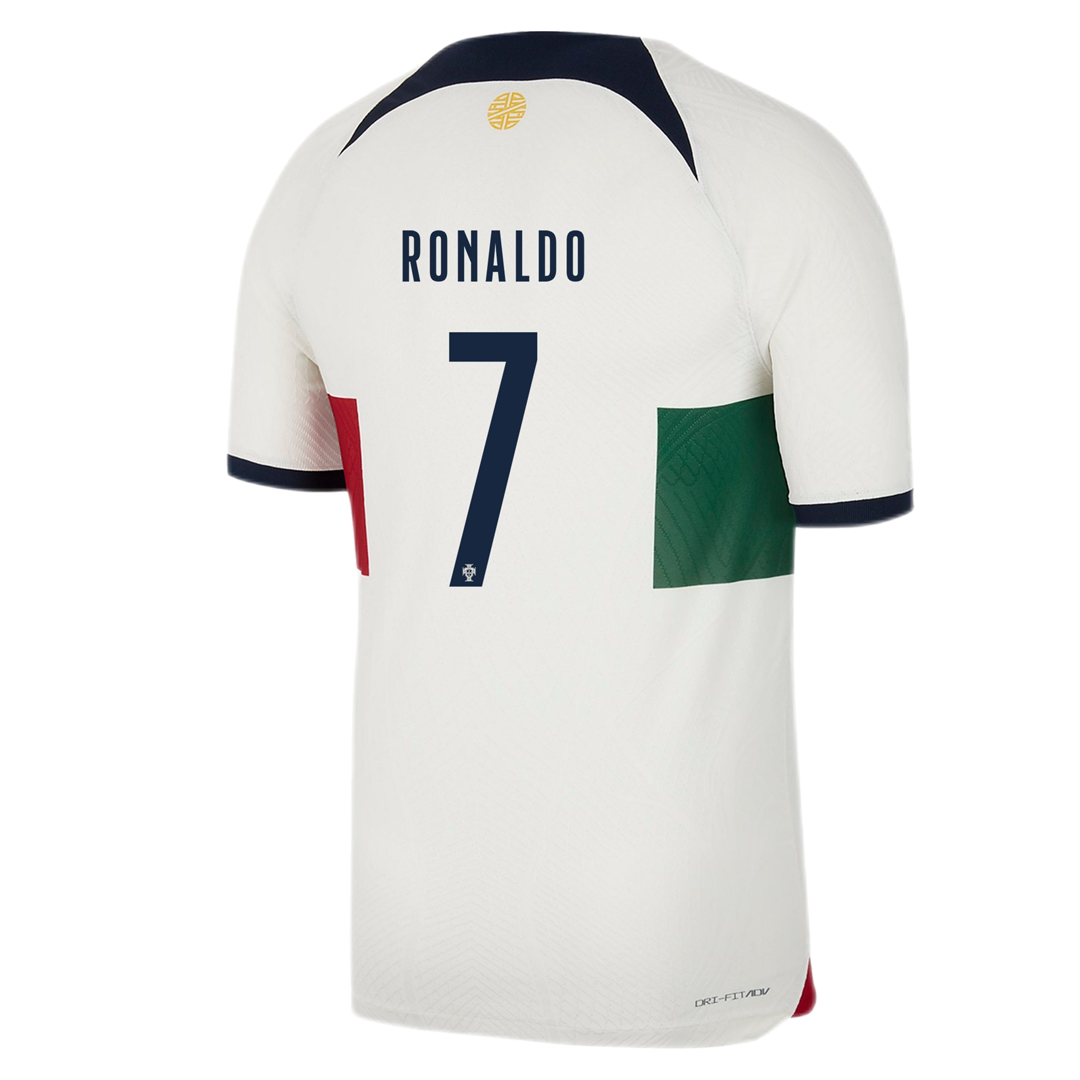 Authentic RONALDO #7 Portugal Away Soccer Jersey 2022 - soccerdeal