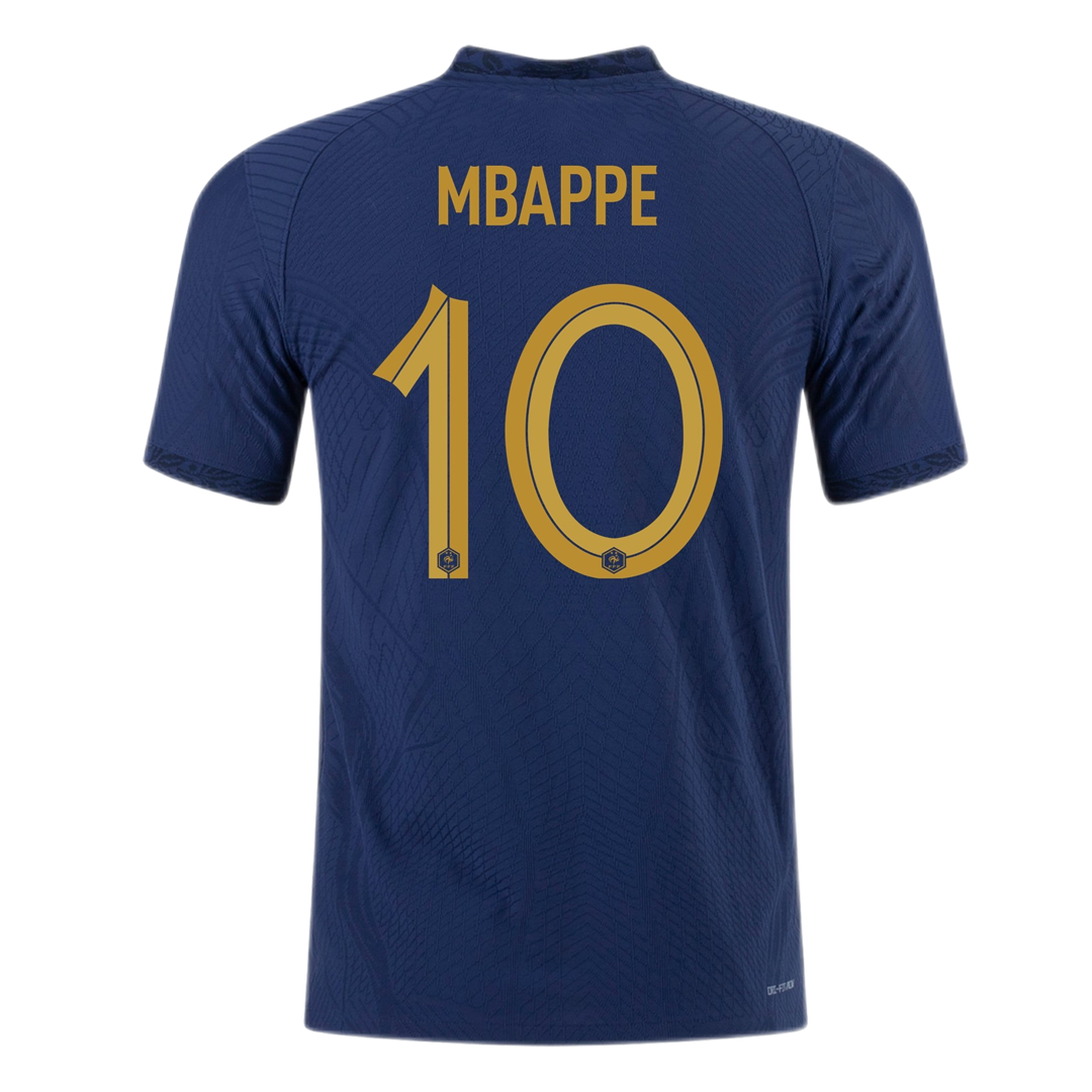 Authentic MBAPPE #10 France Home Soccer Jersey 2022 - soccerdeal