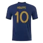 Authentic MBAPPE #10 France Home Soccer Jersey 2022 - soccerdealshop