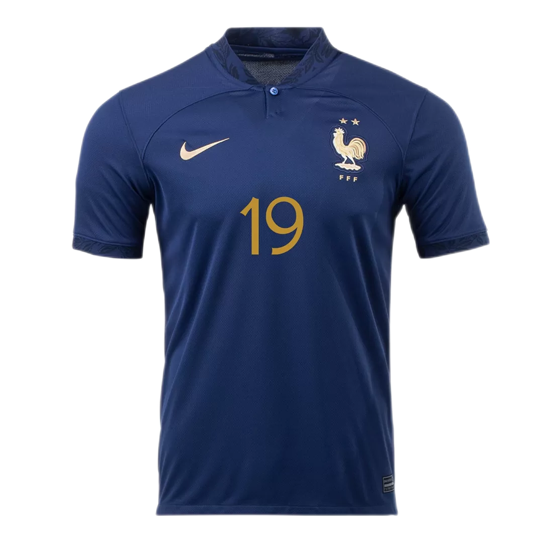 BENZEMA #19 France Jersey 2022 Authentic Home World Cup