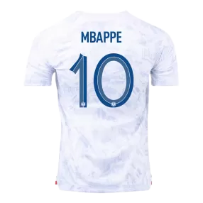 France 2022-23 Home Mbappe #10 Jersey Name Set