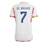 DE BRUYNE #7 Belgium Away Soccer Jersey 2022 - soccerdealshop