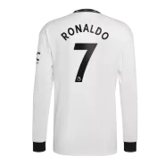 Ronaldo #7 Manchester United Away Long Sleeve Soccer Jersey 2022/23 - soccerdeal