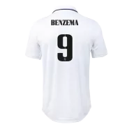 Authentic BENZEMA #9 Real Madrid Home Soccer Jersey 2022/23 - soccerdealshop