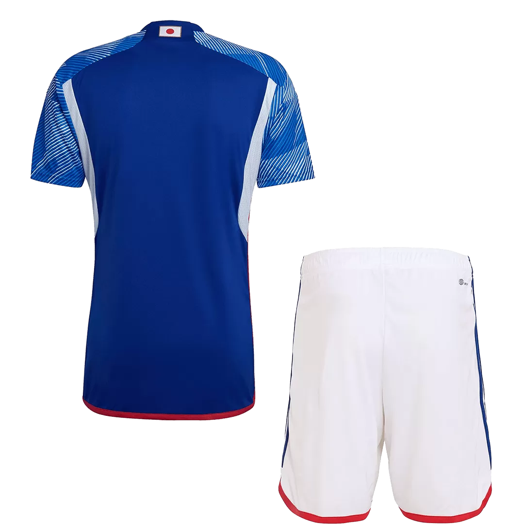 Japan Home Soccer Jersey Kit(Jersey+Shorts+Socks) 2022