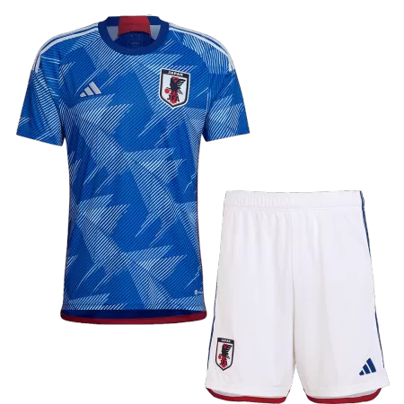 Japan Home Soccer Jersey Kit(Jersey+Shorts) 2022 - soccerdeal