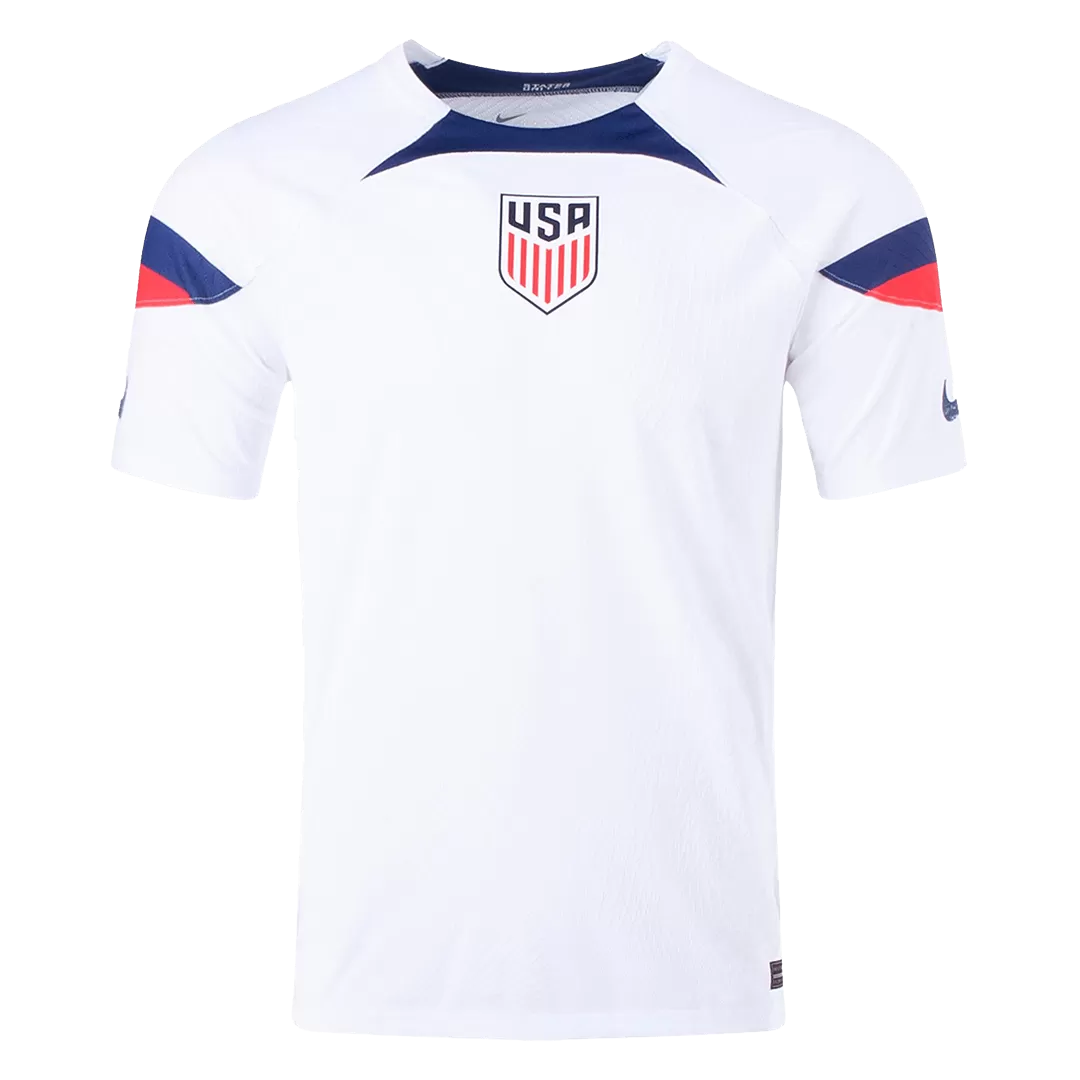 : Nike USA Home Men's Authentic World Cup Soccer Jersey 22/23  (as1, Alpha, s, Regular, Regular) White : Sports & Outdoors