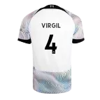 VIRGIL #4 Liverpool Away Soccer Jersey 2022/23 - soccerdealshop