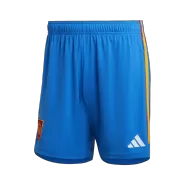 Spain Away Soccer Shorts 2022 - soccerdeal