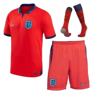 England Away Soccer Jersey Kit(Jersey+Shorts+Socks) 2022 - soccerdealshop